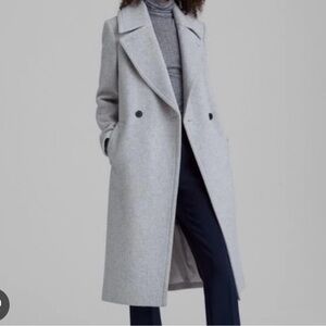 Club Monaco Daylina Coat NWT
Double-Breasted Coat
Grey 
New with tags